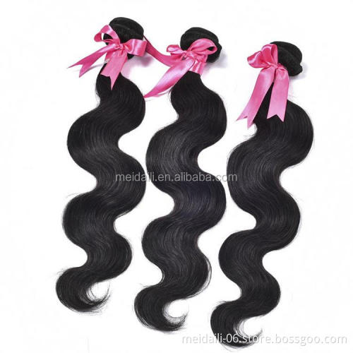 Wholesale Cheap 6A Grade Machine Double Drawn Remy Hair Body Wave Human Hair Bundles